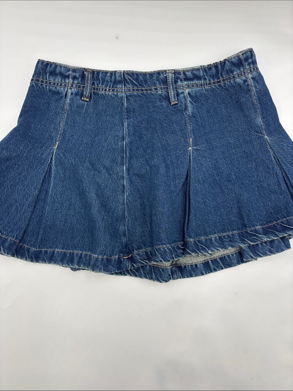 Free People Madison Ave Denim Mini Skirt